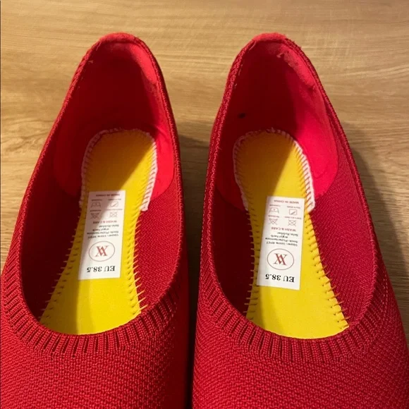 Vivaia Red Women's Flats - Picture 6 of 13